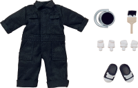 Nendoroid Doll Outfit Set: Colorful Coveralls (Black) 3