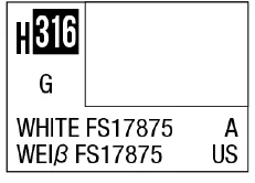 GSI Creos H316 White FS17875 [US navy aircraft standard color]