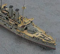 Hasegawa [QG60] 1:700 WOODEN DECK FOR 1:700 BATTLESHIP MIKASA - Kit Accessories - photo 3