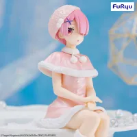FuRyu Re:ZERO -Starting Life in Another World-　Noodle Stopper Figure -Ram Snow Princess Pearl Color ver.- - Re:ZERO -Starting Life in Another World- - photo 5