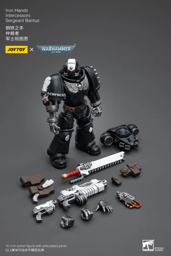 JOYTOY Iron Hands Intercessors Sergeant Bantus - Warhammer 40K
