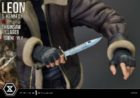 Ultimate Premium Masterline Resident Evil 4 Leon S. Kennedy versus Chainsaw Villager Bonus Version 30