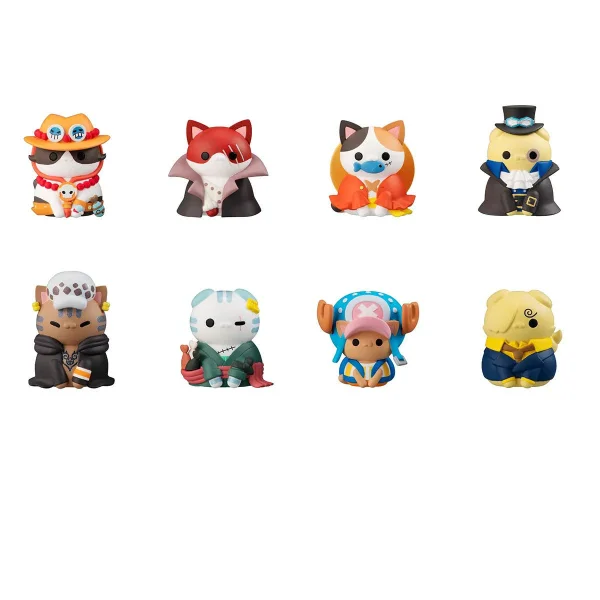 MegaHouse MEGA CAT PROJECT  NyanPieceNyan! Vol.1- I’m gonna be king of Paw-rates !! (1pc) - ONE PIECE