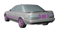 [HC37] 1:24 ADVAN COROLLA LEVIN AE92 1989 INTER TEC 24