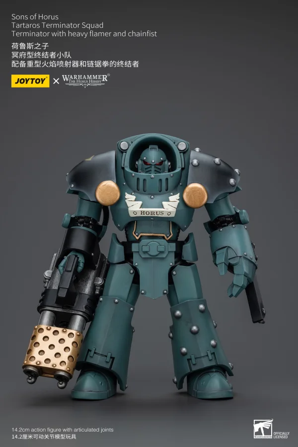 Sons Of Horus Tartaros Terminator Squad Terminator With Heavy Flamer And Chainfist