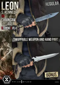 Prime 1 Studio Ultimate Premium Masterline Resident Evil 4 Leon S. Kennedy versus Chainsaw Villager Bonus Version - Video Games - photo 47