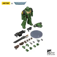JOYTOY Salamanders Intercessor with Bolt Rifle, Bolt Pistol and Chainsword - Warhammer 40K - photo 12