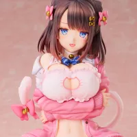 Union Creative KATTO Illustration Ribbon Hairpin-chan Complete Figure - Nekorindou - photo 2