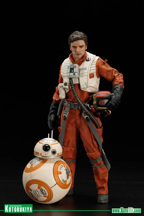KOTOBUKIYA STAR WARS POE DAMERON & BB-8 TWO PACK ARTFX+ - Star Wars