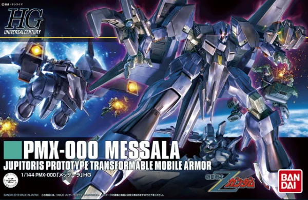 BANDAI HOBBY HGUC 1/144 #157 Messala - Mobile Suit Gundam Zeta