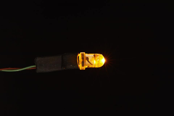 LED MODULES - 3MM SHELL TYPE LED YELLOW