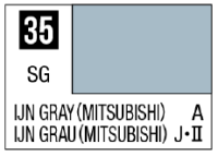 Mr. Color 35 - IJN Gray (Mitsubishi) (Semi-Gloss/Aircraft) 1
