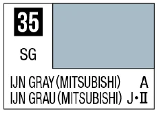 Mr. Color 35 - IJN Gray (Mitsubishi) (Semi-Gloss/Aircraft)
