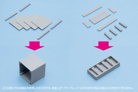 Plastic Plate Gray B5 (0.8mm 2pcs) 2