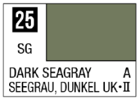 Mr. Color 25 - Dark Seagray (Semi-Gloss/Aircraft) 1
