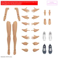 BANDAI HOBBY 30MS OPTION BODY PARTS ARM PARTS & LEG PARTS S [COLOR C] - 30 Minutes Sisters (30MS) - photo 1