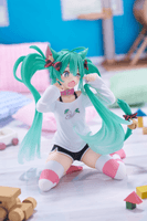 Hatsune Miku Desktop Cute Figure (Cat Ear T-Shirt Ver.) Reissue 12