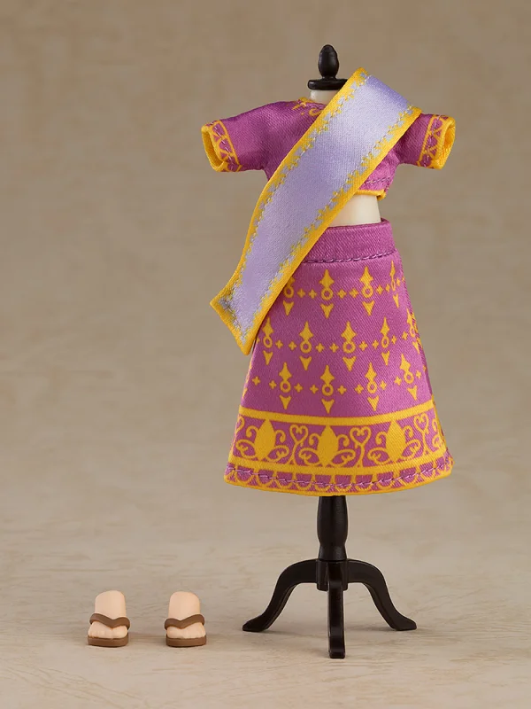 GOOD SMILE COMPANY Nendoroid Doll Outfit Set: World Tour India - Girl (Purple) - Figure Accessories