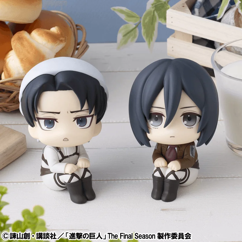 MegaHouse Lookup Attack on Titan Levi Cleaning up Ver. & Mikasa Ackerman set【with gift】 - Attack on Titan