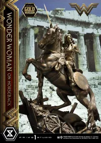 Prime 1 Studio Museum Masterline Wonder Woman (Film) Wonder Woman on HorseBack Gold Version - DC Comics - photo 27