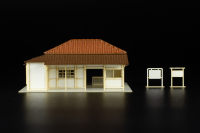 1/150 Scale Paper kit Station(Kominato Railway) 10