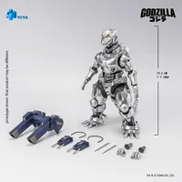 HIYA TOYS None Scale 7.7 Inch GODZILLA AGAINST MECHAGODZILLA Mechagodzilla MFS-3 Action Figure - Godzilla - photo 2