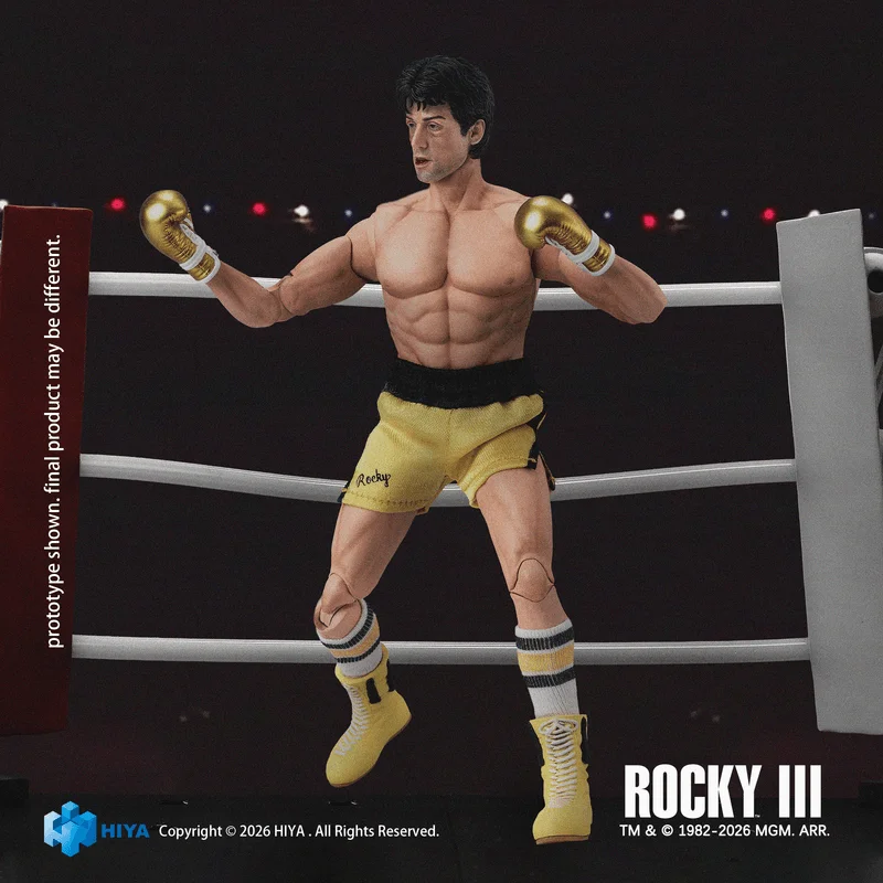 Exquisite Super Series 1/12 Scale 6.3 Inch Rocky III Rocky Boxer Version Action Figure