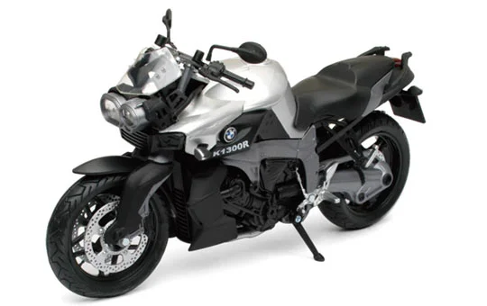 Aoshima 1/12 TOYABI DIECAST MOTORCYCLE: 1/12 BMW K1300R (Silver) - Scale Kits