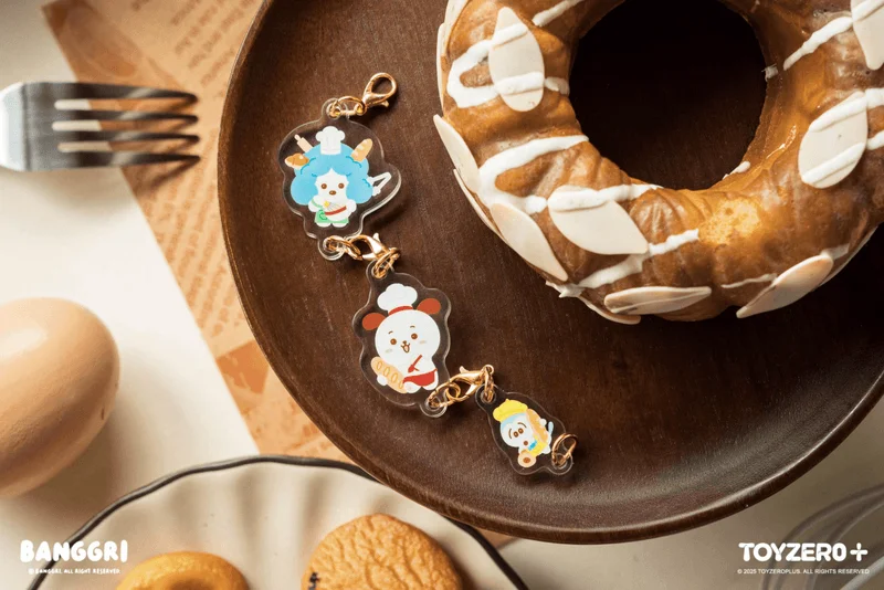 TOYZEROPLUS BANGGRI Bakery Series - Acrylic Keychain Set (A) - Banggri