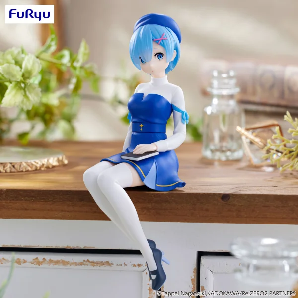 FuRyu Re:ZERO -Starting Life in Another World- Noodle Stopper Figure -Rem Book Girl ver.- - Re:ZERO -Starting Life in Another World-