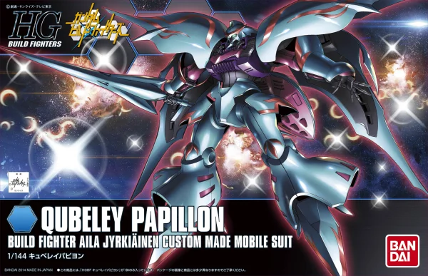 BANDAI HOBBY HGBF 1/144 Qubeley Papillon - Gundam Build Fighters / Try