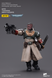 Astra Militarum Cadian Command Squad Commander with Power Sword 3