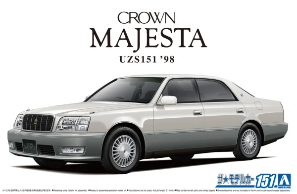 Aoshima 1/24 TOYOTA UZS151 CROWN MAJESTA C-TYPE '98 - Scale Kits
