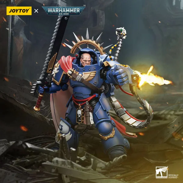 JOYTOY Ultramarines Captain in Gravis Armour - Warhammer 40K