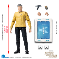 Exquisite Mini Series 4 inch STAR TREK STRANGE NEW WORLDS Pike 9
