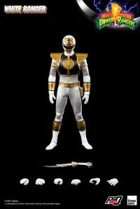threezero Mighty Morphin Power Rangers - FigZero 1/6 White Ranger - Power Rangers - photo 5