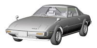 [HC43] 1:24 MAZDA SAVANNA RX-7 (SA22C) EARLY VERSION Limited 12
