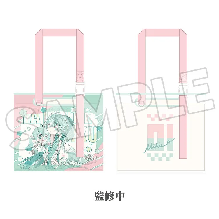 GOOD SMILE COMPANY Hatsune Miku Miku Hug Series Clear Bag: Flower Ver. - Hatsune Miku