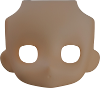 Nendoroid Doll Customizable Face Plate - Narrowed Eyes: Without Makeup (Cinnamon) 2