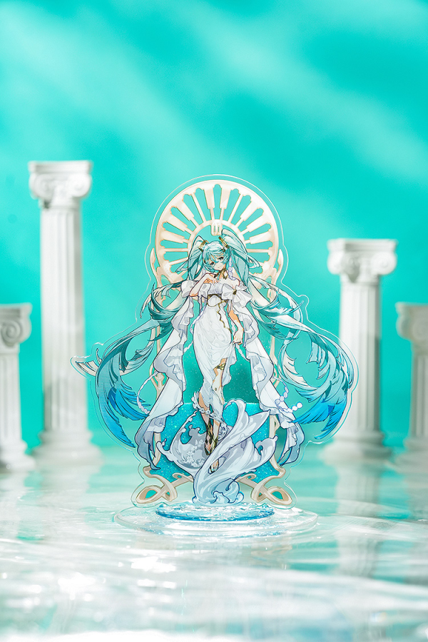 Hatsune Miku feat. Yoneyama Mai Glitter Acrylic Block