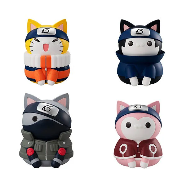 MegaHouse Nyaruto! Series REBOOT Team 7 Set (with gift) - NARUTO
