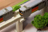 PLUM PMOA 1/150 Scale  Tama Intercity Monorail Series 1000 Paper kit（4cars） - Scale Kits - photo 6