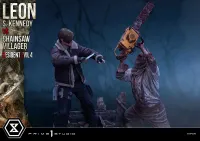 Prime 1 Studio Ultimate Premium Masterline Resident Evil 4 Leon S. Kennedy versus Chainsaw Villager Bonus Version - Video Games - photo 6