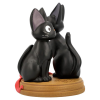 Jiji and Stuffed Plush Jiji Statue Desk Clock 4