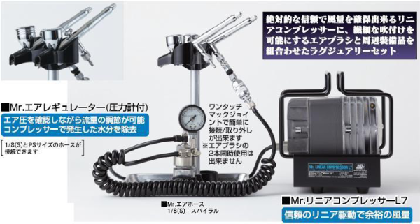 Mr. Linear Compressor L7 w/ PS270&289 Airbrush