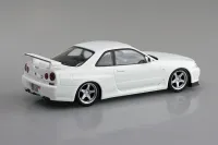 Aoshima NISSAN R34 SKYLINE GT-R CUSTOM WHEEL(WHITE PEARL) - Scale Kits - photo 2
