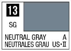 Mr. Color 13 - Neutral Gray (Semi-Gloss/Aircraft)