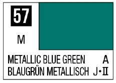 GSI Creos Mr. Color 57 - Metallic Blue Green (Metallic/Aircraft) - Paints