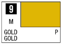 Mr Color Spray - S9 Gold (Metallic/Primary) 1