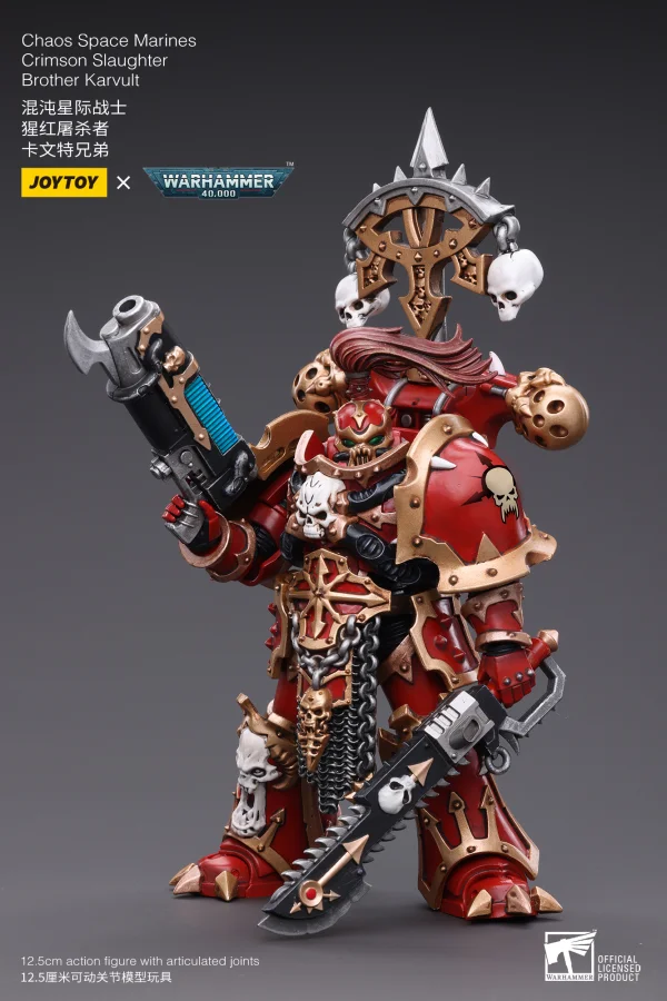 JOYTOY Chaos Space Marines Crimson Slaughter Brother Karvult - Warhammer 40K